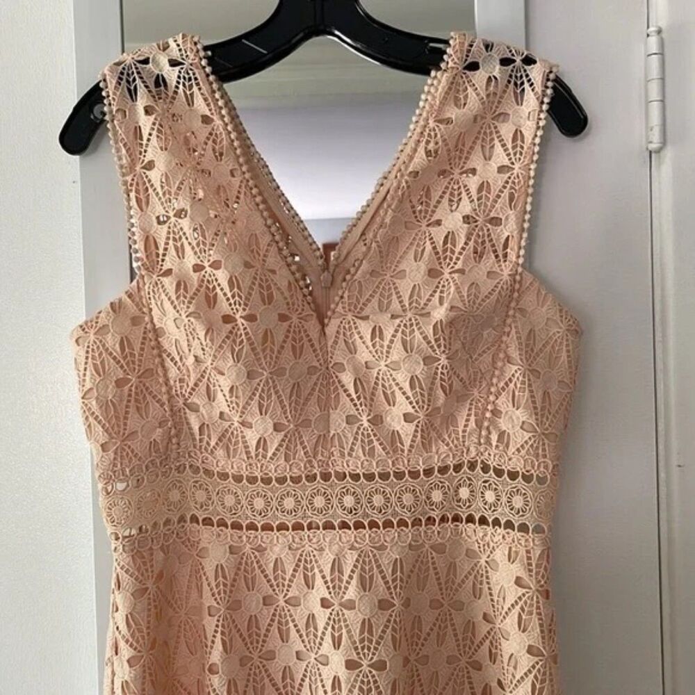 NWOT Sandro Bilali Guipure Lace Dress Women Size 2 - S/M - Picture 9 of 16